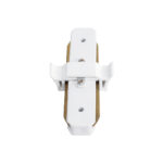 GloboStar® 2L-EUROTRACK 60848 Αντάπτορας Ι(Γιώτα) - Μονοφασικός 2 Καλωδίων για όλες τις Ράγες EUROTRACK AC 220-240V Μ8 x Π4 x Υ2cm - EUROTRACK® System 1L+1N - Θερμοπλαστικό - Λευκό - 5 Χρόνια Εγγύηση - Image 3