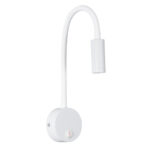 GLOBOSTAR® GOOSE 60876 Μοντέρνο Φωτιστικό Τοίχου - Απλίκα Ξενοδοχείου Reading Light LED 3W 300lm 36° AC 220-240V IP20 Φυσικό Λευκό 4500K - CREE XPE Chip & TÜV SÜD Driver - Λευκό Ματ - Μ6.5 x Π15 x Υ24.5cm - 3 Χρόνια Εγγύηση - Image 3