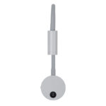 GLOBOSTAR® GOOSE 60877 Μοντέρνο Φωτιστικό Τοίχου - Απλίκα Ξενοδοχείου Reading Light LED 3W 300lm 36° AC 220-240V IP20 Φυσικό Λευκό 4500K - CREE XPE Chip & TÜV SÜD Driver - Γκρι Ανθρακί Ματ - Μ6.5 x Π15 x Υ24.5cm - 3 Χρόνια Εγγύηση - Image 4