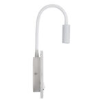 GLOBOSTAR® GOOSE 60881 Μοντέρνο Φωτιστικό Τοίχου - Απλίκα Ξενοδοχείου Reading Light με Φορτιστή USB 3A LED 6W 600lm 36° & 360° AC 220-240V IP20 Φυσικό Λευκό 4500K - CREE XPE & Lumileds SMD Chip & TÜV SÜD Driver - Λευκό Ματ - Μ15.5 x Π15 x Υ30.5cm - 3 Χρόνια Εγγύηση - Image 6