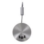 GLOBOSTAR® GOOSE 60884 Μοντέρνο Φωτιστικό Τοίχου - Απλίκα Ξενοδοχείου Reading Light με Φορτιστή USB 3A LED 6W 600lm 36° & 360° AC 220-240V IP20 Φυσικό Λευκό 4500K - CREE XPE & Lumileds SMD Chip & TÜV SÜD Driver - Νίκελ Βούρτσας - Μ15.5 x Π15 x Υ30.5cm - 3 Χρόνια Εγγύηση - Image 5