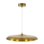 GLOBOSTAR® BARON 60887 Μοντέρνο Κρεμαστό Φωτιστικό Οροφής LED 24W 2880lm 120° AC 220-240V IP20 Ρυθμιζόμενο Λευκό CCT με On/Off 2700K/4500K/6000K - Lumileds SMD Chip - Χρυσό - Μ40 x Π40 x Υ10cm - 3 Χρόνια Εγγύηση - Image 6