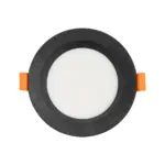 GLOBOSTAR® WATERA 60897 Χωνευτό Downlight Σποτ Panel Μπάνιου & WC LED 12W 1500lm 120° AC 220-240V Αδιάβροχο IP54 Ρυθμιζόμενο Λευκό CCT με Διακόπτη στο Σώμα 2700K/4500K/6000K Dimmable - Lumileds SMD Chip & TÜV SÜD Driver - Μαύρο Ματ - Μ10.8 x Π10.8 x Υ3.2cm / Q9cm - 3 Χρόνια Εγγύηση - Image 5
