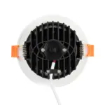 GLOBOSTAR® WATERA 60898 Χωνευτό Downlight Σποτ Panel Μπάνιου & WC LED 12W 1500lm 120° AC 220-240V Αδιάβροχο IP54 Ρυθμιζόμενο Λευκό CCT με Διακόπτη στο Σώμα 2700K/4500K/6000K Dimmable - Lumileds SMD Chip & TÜV SÜD Driver - Λευκό Ματ - Μ10.8 x Π10.8 x Υ3.2cm / Q9cm - 3 Χρόνια Εγγύηση - Image 6