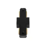 GLOBOSTAR® EUROTRACK-1PH 60903 Μονοφασικός Σύνδεσμος I Επέκτασης Ράγας 2 Καλωδίων 1L+1N για Σύστημα Ράγας Eurotrack-1PH AC 220-240V IP20 - Μαύρο Ματ - Μ9.3 x Π3.5 x Υ1.6cm - Image 2
