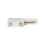 GLOBOSTAR® EUROTRACK-1PH 60906 Μονοφασικός Σύνδεσμος Γ Ράγας 2 Καλωδίων 1L+1N για Σύστημα Ράγας Eurotrack-1PH AC 220-240V IP20 - Λευκό Ματ - Μ6.5 x Π6.5 x Υ1.6cm - Image 4
