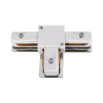 GloboStar® 2L-EUROTRACK 60908 Αντάπτορας Τ(Ταφ) - Μονοφασικός 2 Καλωδίων για όλες τις Ράγες EUROTRACK AC 220-240V IP20 Μ10.7 x Π7 x Υ1.5cm - EUROTRACK® System 1L+1N - Θερμοπλαστικό - Λευκό - 5 Χρόνια Εγγύηση - Image 3