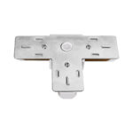 GloboStar® 2L-EUROTRACK 60908 Αντάπτορας Τ(Ταφ) - Μονοφασικός 2 Καλωδίων για όλες τις Ράγες EUROTRACK AC 220-240V IP20 Μ10.7 x Π7 x Υ1.5cm - EUROTRACK® System 1L+1N - Θερμοπλαστικό - Λευκό - 5 Χρόνια Εγγύηση - Image 4