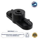 GloboStar® 2L-EUROTRACK 60911 Αντάπτορας Κρέμασης Φωτιστικού - Μονοφασικός 2 Καλωδίων για όλες τις Ράγες EUROTRACK AC 220-240V IP20 Μ10 x Π4 x Υ3.2cm - EUROTRACK® System 1L+1N - Θερμοπλαστικό - Μαύρο - 5 Χρόνια Εγγύηση