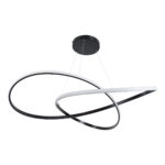 GLOBOSTAR® DEXTER 60917 Μοντέρνο Κρεμαστό Φωτιστικό Οροφής LED 120W 13440lm 300° AC 220-240V IP20 Ρυθμιζόμενο Λευκό CCT με Χειριστήριο από 2700K έως 6000K Dimmable - Lumileds SMD Chip - Μαύρο Ματ - Μ103 x Π103 x Υ22cm - 3 Χρόνια Εγγύηση - Image 6