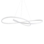 GLOBOSTAR® DEXTER 60918 Μοντέρνο Κρεμαστό Φωτιστικό Οροφής LED 120W 13440lm 300° AC 220-240V IP20 Ρυθμιζόμενο Λευκό CCT με Χειριστήριο από 2700K έως 6000K Dimmable - Lumileds SMD Chip - Λευκό Ματ - Μ103 x Π103 x Υ22cm - 3 Χρόνια Εγγύηση - Image 4