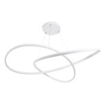 GLOBOSTAR® DEXTER 60918 Μοντέρνο Κρεμαστό Φωτιστικό Οροφής LED 120W 13440lm 300° AC 220-240V IP20 Ρυθμιζόμενο Λευκό CCT με Χειριστήριο από 2700K έως 6000K Dimmable - Lumileds SMD Chip - Λευκό Ματ - Μ103 x Π103 x Υ22cm - 3 Χρόνια Εγγύηση - Image 6