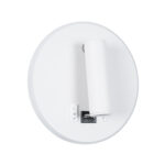 GLOBOSTAR® LADY-R 60939 Μοντέρνο Φωτιστικό Τοίχου - Απλίκα Ξενοδοχείου Reading Light με Φορτιστή USB 3A LED 6W 600lm 36° & 360° AC 220-240V IP20 Φυσικό Λευκό 4500K - Bridgelux COB & TÜV SÜD Driver - Λευκό Ματ - Μ15 x Π15 x Υ17cm - 3 Χρόνια Εγγύηση - Image 2