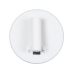 GLOBOSTAR® LADY-R 60939 Μοντέρνο Φωτιστικό Τοίχου - Απλίκα Ξενοδοχείου Reading Light με Φορτιστή USB 3A LED 6W 600lm 36° & 360° AC 220-240V IP20 Φυσικό Λευκό 4500K - Bridgelux COB & TÜV SÜD Driver - Λευκό Ματ - Μ15 x Π15 x Υ17cm - 3 Χρόνια Εγγύηση - Image 3