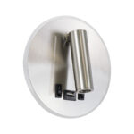 GLOBOSTAR® LADY-R 60941 Μοντέρνο Φωτιστικό Τοίχου - Απλίκα Ξενοδοχείου Reading Light με Φορτιστή USB 3A LED 6W 600lm 36° & 360° AC 220-240V IP20 Φυσικό Λευκό 4500K - Bridgelux COB Chip & TÜV SÜD Driver - Νίκελ Βούρτσας - Μ15 x Π15 x Υ17cm - 3 Χρόνια Εγγύηση - Image 3