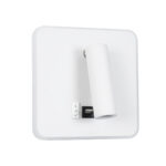 GLOBOSTAR® LADY-S 60943 Μοντέρνο Φωτιστικό Τοίχου - Απλίκα Ξενοδοχείου Reading Light με Φορτιστή USB 3A LED 6W 600lm 36° & 360° AC 220-240V IP20 Φυσικό Λευκό 4500K - Bridgelux COB Chip & TÜV SÜD Driver - Λευκό Ματ - Μ15 x Π15 x Υ7cm - 3 Χρόνια Εγγύηση - Image 2