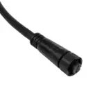 GLOBOSTAR® CONNECTOR 60955 2 Pin Καλώδιο/Επέκταση Ι 1 Μέτρου με Είσοδο 1 x Αρσενικό Βύσμα & Έξοδο 1 x Θηλυκό Βύσμα Αδιάβροχο IP68 - Μαύρο - Μ100 x Π1.5 x Υ1.5cm - Image 4