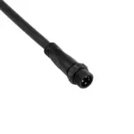 GLOBOSTAR® CONNECTOR 60958 5 Pin Καλώδιο/Επέκταση Ι 1 Μέτρου με Είσοδο 1 x Αρσενικό Βύσμα & Έξοδο 1 x Θηλυκό Βύσμα Αδιάβροχο IP68 - Μαύρο - Μ100 x Π1.6 x Υ1.6cm - Image 3