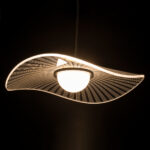 GLOBOSTAR® ACRYLICA 60974 Μοντέρνο Κρεμαστό Φωτιστικό Οροφής LED 20W 2240lm 360° AC 220-240V IP20 Ρυθμιζόμενο Λευκό CCT με On/Off 2700K/4500K/6000K - Lumileds SMD Chip - Διάφανο & Μαύρο Ματ - Μ40 x Π40 x Υ6.5cm - 3 Χρόνια Εγγύηση - Image 4