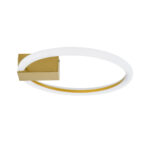GLOBOSTAR® CINDERELLA 60978 Μοντέρνο Φωτιστικό Οροφής LED 16W 1792lm 360° AC 220-240V IP20 Ρυθμιζόμενο Λευκό CCT με On/Off 2700K/4500K/6000K - Lumileds SMD Chip - Χρυσό Βούρτσας - Μ28.5 x Π28.5 x Υ5cm - 3 Χρόνια Εγγύηση - Image 3