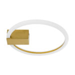GLOBOSTAR® CINDERELLA 60978 Μοντέρνο Φωτιστικό Οροφής LED 16W 1792lm 360° AC 220-240V IP20 Ρυθμιζόμενο Λευκό CCT με On/Off 2700K/4500K/6000K - Lumileds SMD Chip - Χρυσό Βούρτσας - Μ28.5 x Π28.5 x Υ5cm - 3 Χρόνια Εγγύηση - Image 6