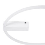 GLOBOSTAR® CINDERELLA 60981 Μοντέρνο Φωτιστικό Οροφής LED 30W 3360lm 360° AC 220-240V IP20 Ρυθμιζόμενο Λευκό CCT με Χειριστήριο από 2700K έως 6000K Dimmable - Lumileds SMD Chip - Λευκό Ματ - Μ50 x Π50 x Υ5cm - 3 Χρόνια Εγγύηση - Image 6