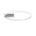 GLOBOSTAR® CINDERELLA 60983 Μοντέρνο Φωτιστικό Οροφής LED 30W 3360lm 360° AC 220-240V IP20 Ρυθμιζόμενο Λευκό CCT με Χειριστήριο από 2700K έως 6000K Dimmable - Lumileds SMD Chip - Νίκελ Βούρτσας - Μ50 x Π50 x Υ5cm - 3 Χρόνια Εγγύηση - Image 3