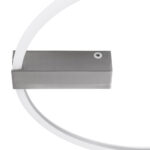 GLOBOSTAR® CINDERELLA 60983 Μοντέρνο Φωτιστικό Οροφής LED 30W 3360lm 360° AC 220-240V IP20 Ρυθμιζόμενο Λευκό CCT με Χειριστήριο από 2700K έως 6000K Dimmable - Lumileds SMD Chip - Νίκελ Βούρτσας - Μ50 x Π50 x Υ5cm - 3 Χρόνια Εγγύηση - Image 6