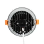 GLOBOSTAR® WATERA 60986 Χωνευτό Downlight Σποτ Panel Μπάνιου & WC LED 12W 1500lm 120° AC 220-240V Αδιάβροχο IP54 Ρυθμιζόμενο Λευκό CCT με Διακόπτη στο Σώμα 2700K/4500K/6000K Dimmable - Lumileds SMD Chip & TÜV SÜD Driver - Γκρι Ανθρακί Ματ - Μ10.8 x Π10.8 x Υ3.2cm / Q9cm - 3 Χρόνια Εγγύηση - Image 6
