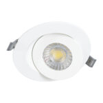 GLOBOSTAR® LEXIS JOINT 60990 Χωνευτό Κινούμενο Downlight Σποτ LED 7W 680lm 45° AC 220-240V Αδιάβροχο IP44 Φυσικό Λευκό 4500K - Bridgelux SMD Chip & TÜV SÜD Driver - Λευκό Ματ - Μ12 x Π12 x Υ3.1cm / Q9cm - 5 Χρόνια Εγγύηση - Image 3