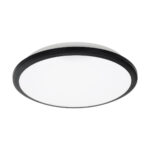 GLOBOSTAR® TUFFIN 60997 Φωτιστικό Πλαφονιέρα Οροφής LED 24W 2640lm 120° AC 220-240V Αδιάβροχο IP54 Φυσικό Λευκό 4500K - Lumileds SMD Chip - Μαύρο Ματ & Λευκό Γαλακτερό - Μ30 x Π30 x Υ6.5cm - 3 Χρόνια Εγγύηση - Image 3