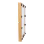 GloboStar® MAKEUP MIRROR-60x90-1 Μοντέρνος Καθρέπτης Μακιγιάζ με Πλαίσιο Φυσικού Ξύλου με Διακόπτη On/Off 10 x E27 AC220-240V - Μ60 x Π7 x Υ90cm - Μπεζ Δρυς - Image 6