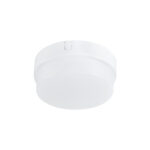 GLOBOSTAR® REVANO 61011 Φωτιστικό Πλαφονιέρα Οροφής LED 12W 1200lm 180° AC 220-240V Αδιάβροχο IP54 Ψυχρό Λευκό 6000K - Lumileds SMD Chip - Λευκό Γαλακτερό - Μ12 x Π12 x Υ4.5cm - 2 Χρόνια Εγγύηση - Image 2