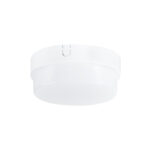GLOBOSTAR® REVANO 61011 Φωτιστικό Πλαφονιέρα Οροφής LED 12W 1200lm 180° AC 220-240V Αδιάβροχο IP54 Ψυχρό Λευκό 6000K - Lumileds SMD Chip - Λευκό Γαλακτερό - Μ12 x Π12 x Υ4.5cm - 2 Χρόνια Εγγύηση - Image 3