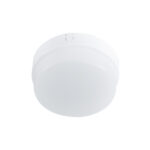 GLOBOSTAR® REVANO 61011 Φωτιστικό Πλαφονιέρα Οροφής LED 12W 1200lm 180° AC 220-240V Αδιάβροχο IP54 Ψυχρό Λευκό 6000K - Lumileds SMD Chip - Λευκό Γαλακτερό - Μ12 x Π12 x Υ4.5cm - 2 Χρόνια Εγγύηση - Image 4