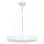 GLOBOSTAR® CASPER 61018 Μοντέρνο Κρεμαστό Φωτιστικό Οροφής LED 76W 8372lm 120° AC 220-240V IP20 Ρυθμιζόμενο Λευκό CCT με Χειριστήριο από 2700K έως 6000K Dimmable - Lumileds SMD Chip - Λευκό Ματ - Μ45 x Π45 x Υ5.5cm - 3 Χρόνια Εγγύηση - Image 4