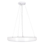 GLOBOSTAR® CASPER 61018 Μοντέρνο Κρεμαστό Φωτιστικό Οροφής LED 76W 8372lm 120° AC 220-240V IP20 Ρυθμιζόμενο Λευκό CCT με Χειριστήριο από 2700K έως 6000K Dimmable - Lumileds SMD Chip - Λευκό Ματ - Μ45 x Π45 x Υ5.5cm - 3 Χρόνια Εγγύηση - Image 5