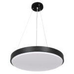 GLOBOSTAR® CASPER 61019 Μοντέρνο Κρεμαστό Φωτιστικό Οροφής LED 76W 8372lm 120° AC 220-240V IP20 Ρυθμιζόμενο Λευκό CCT με Χειριστήριο από 2700K έως 6000K Dimmable - Lumileds SMD Chip - Μαυρό Ματ - Μ45 x Π45 x Υ5.5cm - 3 Χρόνια Εγγύηση - Image 3