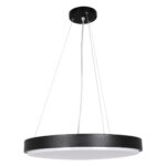 GLOBOSTAR® CASPER 61019 Μοντέρνο Κρεμαστό Φωτιστικό Οροφής LED 76W 8372lm 120° AC 220-240V IP20 Ρυθμιζόμενο Λευκό CCT με Χειριστήριο από 2700K έως 6000K Dimmable - Lumileds SMD Chip - Μαυρό Ματ - Μ45 x Π45 x Υ5.5cm - 3 Χρόνια Εγγύηση - Image 4