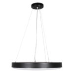 GLOBOSTAR® CASPER 61019 Μοντέρνο Κρεμαστό Φωτιστικό Οροφής LED 76W 8372lm 120° AC 220-240V IP20 Ρυθμιζόμενο Λευκό CCT με Χειριστήριο από 2700K έως 6000K Dimmable - Lumileds SMD Chip - Μαυρό Ματ - Μ45 x Π45 x Υ5.5cm - 3 Χρόνια Εγγύηση - Image 5
