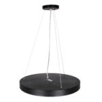 GLOBOSTAR® CASPER 61019 Μοντέρνο Κρεμαστό Φωτιστικό Οροφής LED 76W 8372lm 120° AC 220-240V IP20 Ρυθμιζόμενο Λευκό CCT με Χειριστήριο από 2700K έως 6000K Dimmable - Lumileds SMD Chip - Μαυρό Ματ - Μ45 x Π45 x Υ5.5cm - 3 Χρόνια Εγγύηση - Image 6
