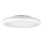GLOBOSTAR® MELINA 61041 Μοντέρνο Φωτιστικό Οροφής LED 55W 6376lm 120° AC 220-240V IP20 Ρυθμιζόμενο Λευκό CCT με Χειριστήριο από 2700K έως 6000K Dimmable - Lumileds SMD Chip - Λευκό Ματ - Μ48 x Π48 x Υ9cm - 3 Χρόνια Εγγύηση - Image 4