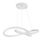 GLOBOSTAR® DEXTER 61050 Μοντέρνο Κρεμαστό Φωτιστικό Οροφής LED 72W 8064lm 300° AC 220-240V IP20 Ρυθμιζόμενο Λευκό CCT με Χειριστήριο από 2700K έως 6000K Dimmable - Lumileds SMD Chip - Λευκό Ματ - Μ56 x Π56 x Υ14cm - 3 Χρόνια Εγγύηση - Image 3