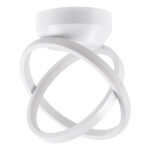 GLOBOSTAR® AMELIA 61053 Μοντέρνο Φωτιστικό Οροφής LED 20W 2400lm 300° AC 220-240V IP20 Ρυθμιζόμενο Λευκό CCT με On/Off 2700K/4500K/6000K - Lumileds SMD Chip - Λευκό Ματ - Μ24.5 x Π16 x Υ25cm - 3 Χρόνια Εγγύηση - Image 4