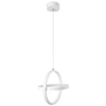 GLOBOSTAR® ALICE 61056 Μοντέρνο Κρεμαστό Φωτιστικό Οροφής LED 20W 2400lm 300° AC 220-240V IP20 Ρυθμιζόμενο Λευκό CCT με On/Off 2700K/4500K/6000K - Lumileds SMD Chip - Λευκό Ματ - Μ25 x Π22 x Υ25cm - 3 Χρόνια Εγγύηση - Image 6