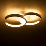 GLOBOSTAR® EVA 61068 Μοντέρνο Φωτιστικό Οροφής LED 16W 1920lm 300° AC 220-240V IP20 Ρυθμιζόμενο Λευκό CCT με On/Off 2700K/4500K/6000K - Lumileds SMD Chip - Λευκό Ματ - Μ33 x Π21 x Υ7cm - 3 Χρόνια Εγγύηση - Image 6