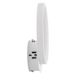 GLOBOSTAR® TED 61071 Μοντέρνο Φωτιστικό Τοίχου - Απλίκα LED 9W 1080lm 300° AC 220-240V IP20 Ρυθμιζόμενο Λευκό CCT με On/Off 2700K/4500K/6000K - Lumileds SMD Chip - Λευκό Ματ - Μ20 x Π5.5 x Υ23cm - 3 Χρόνια Εγγύηση - Image 5