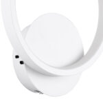 GLOBOSTAR® TED 61071 Μοντέρνο Φωτιστικό Τοίχου - Απλίκα LED 9W 1080lm 300° AC 220-240V IP20 Ρυθμιζόμενο Λευκό CCT με On/Off 2700K/4500K/6000K - Lumileds SMD Chip - Λευκό Ματ - Μ20 x Π5.5 x Υ23cm - 3 Χρόνια Εγγύηση - Image 6