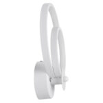 GLOBOSTAR® FREDDIE 61077 Μοντέρνο Φωτιστικό Τοίχου - Απλίκα LED 15W 1800lm 300° AC 220-240V IP20 Ρυθμιζόμενο Λευκό CCT με On/Off 2700K/4500K/6000K - Lumileds SMD Chip - Λευκό Ματ - Μ20 x Π7.5 x Υ25cm - 3 Χρόνια Εγγύηση - Image 5