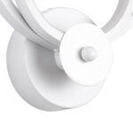 GLOBOSTAR® FREDDIE 61077 Μοντέρνο Φωτιστικό Τοίχου - Απλίκα LED 15W 1800lm 300° AC 220-240V IP20 Ρυθμιζόμενο Λευκό CCT με On/Off 2700K/4500K/6000K - Lumileds SMD Chip - Λευκό Ματ - Μ20 x Π7.5 x Υ25cm - 3 Χρόνια Εγγύηση - Image 6